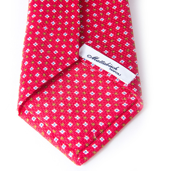MATTABISH RED & WHITE FLORAL TIE | MENS - Picture 3 of 3